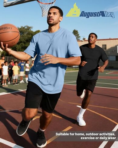 4 Pack Men's Big and Tall T-Shirt L-5xl Oversized Cotton Short Sleeve Crewneck Curved Hem Tee Summer Hipster Top in Kuwait