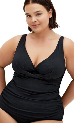 City Chic Women's Plus Size Tankini - Sardinia Underwire in Saudi Arabia