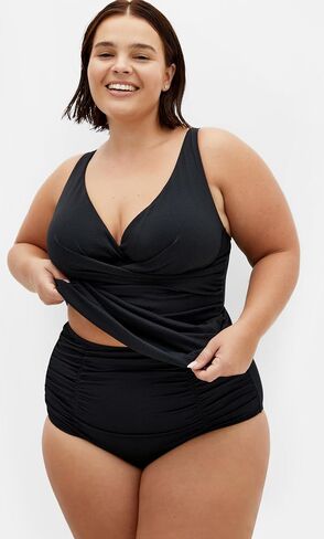 City Chic Women's Plus Size Tankini - Sardinia Underwire in Saudi Arabia