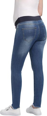 Foucome Women's Maternity Jeans Slim Stretchy Skinny Denim Pants Comfy Pregnancy Jeggings in Saudi Arabia