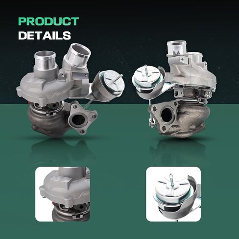 Left Turbocharger Turbo Fit for Ford Expedition 2015-2016 3.5L, F-150 2013-2016 3.5L, Transit-150 2015-2016 3.5L, Transit-250 2015-2016 3.5L, Transit-350 2015-2016 3.5L | 53039880469 K03-0469 in Saudi Arabia