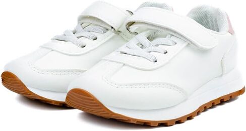 waddle wonder Toddler Shoes for Boys & Girls, Low Top Hook & Loop Strap Elastic Laces School Walking Tennis Sneakers in Saudi Arabia