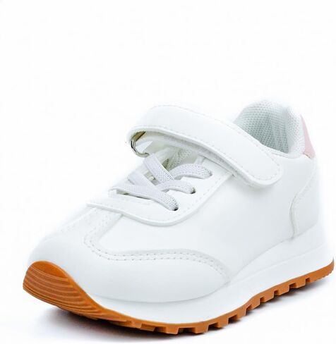 waddle wonder Toddler Shoes for Boys & Girls, Low Top Hook & Loop Strap Elastic Laces School Walking Tennis Sneakers in Saudi Arabia