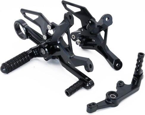PROCNC Motorcycle Aluminum Rearsets Foot pegs Rear sets Footrest Fit for BMW S1000RR 2019 2020 2021 2022 2023 2024 2025 (Black) in Saudi Arabia