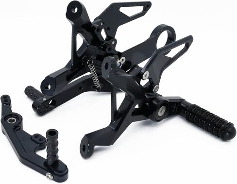 PROCNC Motorcycle Aluminum Rearsets Foot pegs Rear sets Footrest Fit for BMW S1000RR 2019 2020 2021 2022 2023 2024 2025 (Black) in Saudi Arabia