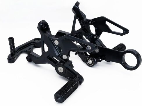 PROCNC Motorcycle Aluminum Rearsets Foot pegs Rear sets Footrest Fit for BMW S1000RR 2019 2020 2021 2022 2023 2024 2025 (Black) in Saudi Arabia