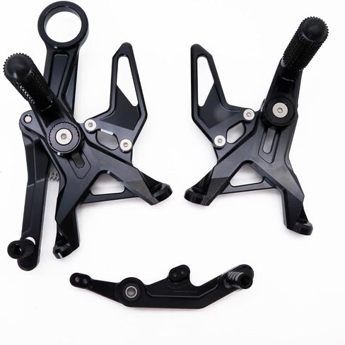 PROCNC Motorcycle Aluminum Rearsets Foot pegs Rear sets Footrest Fit for BMW S1000RR 2019 2020 2021 2022 2023 2024 2025 (Black) in Saudi Arabia