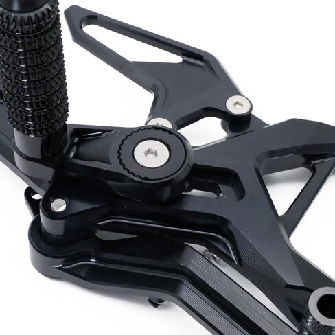 PROCNC Motorcycle Aluminum Rearsets Foot pegs Rear sets Footrest Fit for BMW S1000RR 2019 2020 2021 2022 2023 2024 2025 (Black) in Saudi Arabia