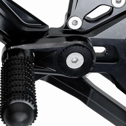 PROCNC Motorcycle Aluminum Rearsets Foot pegs Rear sets Footrest Fit for BMW S1000RR 2019 2020 2021 2022 2023 2024 2025 (Black) in Saudi Arabia