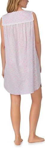 Women's 100% Cotton Dream Chemise, Sleeveless Design, Pintuck Neckline & Button Front in Saudi Arabia