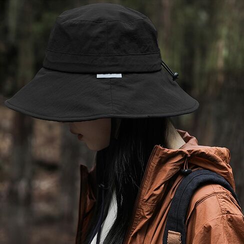 Waterproof Bucket Hat for Men Women Quick Dry Sun Hat Fishing Safari Hat Adjustable Chin Strap UV Protection in Kuwait