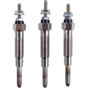 3PCS Glow Plug compatible with Mahindra 2015 2216 2415 2516 2615 2816 3016 Max 24 HST Max 25 HST Max 26 HST