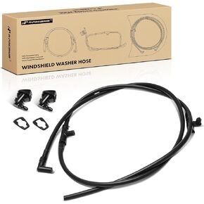 طقم خرطوم غسالة غسيل الزجاج الأمامي A-Premium متوافق مع Ford F-250 Super Duty ، Fit for F-350 Super Duty ، F-450 Super Duty ، F-550 Super Duty ، 2008-2010 ، فوهة