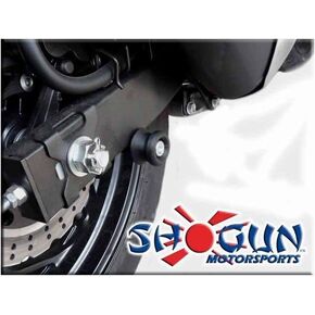 Shogun USA Made Kaw ZX14R ZX14 2012 2013 2014 2015 2015 2017 2018 2019 2019 2020 2021 2022 2023 2024 2025 Ninja 1000 2011 2012 2013 Ultra Compact Swingarm Robools - Sliders - Black - 701-0759