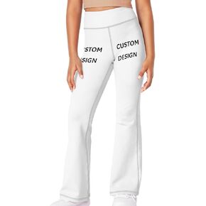 Girls Flare Leggings 5-14T Cute Bell Bottoms for Girl Yoga Pants for Gym