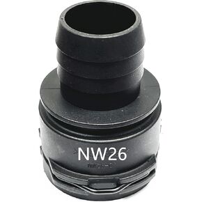 NW26 Coolant Hose Connector Adapter,Radiator Pipe Line Fitting for Mercedes-Benz BMW Audi Volkswagen Chevrolet Volvo Buick,Engine Heater Hose Assembly Junction Flange Repair Kit Barbed Straight,32mm