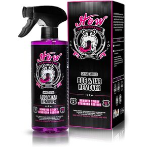 H.O.W SHINE SERIES Bug & Tar Remover｜Powerful Exterior Cleaner Spray｜Safe on Paint｜Car Wash Soap for Grime, Tree Sap, Adhesive Stains, Stickers, and More (16 oz)