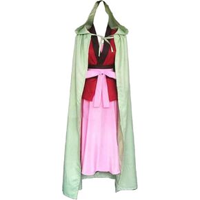 Poetic Walk Anime Princess Bath Rope Uniform Dress Cloak Women Cosplay Costume Kimono Suit