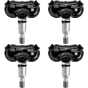 4Pcs TPMS Sensor, 315Mhz OE 4260708010 426070C050 426070C060 426070C080 Tire Pressure Monitoring System Compatible with Toyota Sequoia 2008-2017, for Sienna 2007-2020, for Tundra Set of 4
