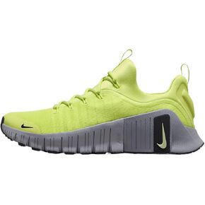 Nike Free Metcon 6 Men's تمرين أحذية (FJ7127-700 ، تويست الليمون الخفيف/الأسمنت الرمادي) الحجم 12