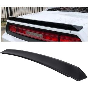 جناح المفسد الخلفي Ecotric متوافق مع 2008-2023 Dodge Challenger SRT على غرار - الجذع الخلفي الغطاء الجناح المفسد Ducktail الشفاه المفسد الطلاء غير القابل للطلاء أسود