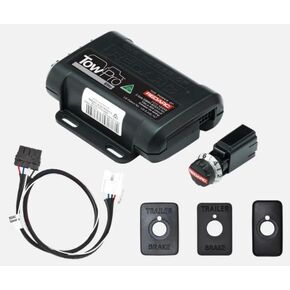 Redarc Tow-Pro Elite Electric Trailer Controller Kit-أوضاع الفرامل المزدوجة-التحكم في التأثير-نظام 12/24 فولت-المكونات والتشغيل لتويوتا توكورا ، تاكوما-شملت جبل وأسلاك عالمية