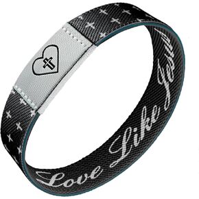 أساور آية الكتاب المقدس ، سوار الكتاب المقدس اليومي ، سوار يسوع للإثراء الروحي ، الهدية المسيحية للرجال النساء in Kuwait