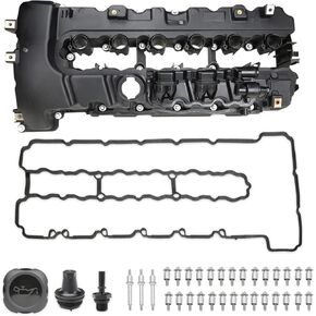Engine Valve Cover Compatible with BMW 135i 2008-2013 335i 2007-2015 335is 2011-2013 335xi 2007-2008 535i 2008-2010 M2 2016-2019 X6 2008-2012 3.0L OE 11127565284
