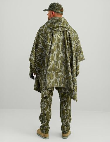 Nomad Men Poncho Plackplable Camo Rain Poncho ، Mossy Oak Bottomland ، حجم واحد in Kuwait