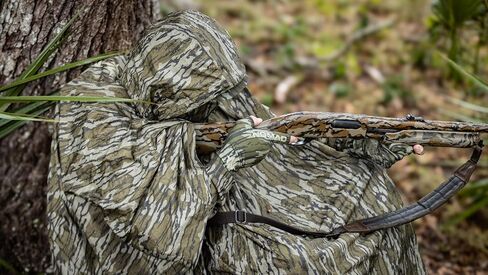 Nomad Men Poncho Plackplable Camo Rain Poncho ، Mossy Oak Bottomland ، حجم واحد in Kuwait