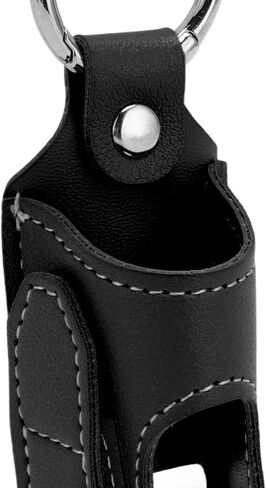 Asthma Inhaler Holder, 2pcs Asthma Inhaler Holder Portable Storage Protective PU Leather Asthma Inhaler Case for Travel (Black) in Saudi Arabia