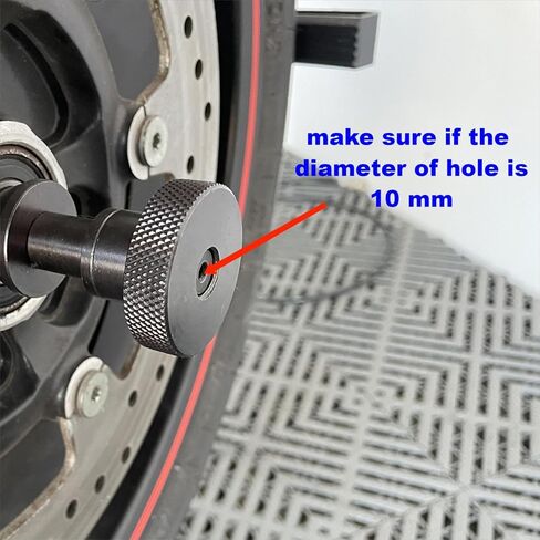 Motorcycle Adapter for Wheel Balancer Machine of 36mm & 40mm Shaft, Tire Clamp for Balancing Thinner Wheels, Install Size of 10mm in Kuwait