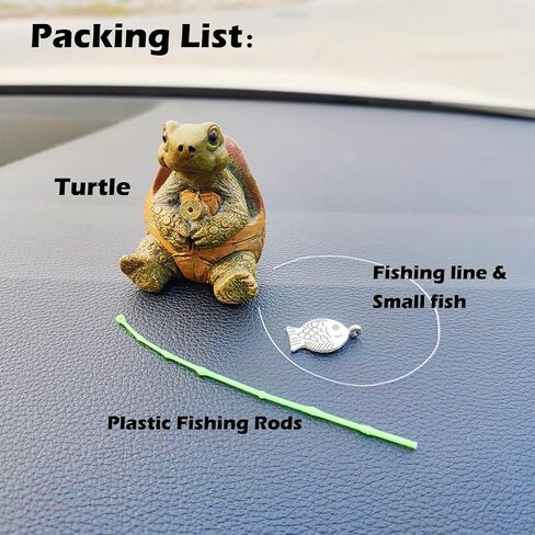 Cute Fishing Car Ornaments for Dashboard, Swinging Fish Car Dashboard Decor, Fun Car Decoration for Dash Car Accessories for Anglers, Home Garden Decor in Saudi Arabia