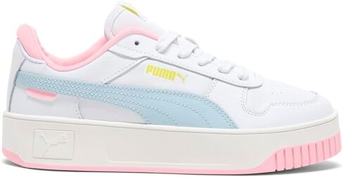 PUMA Women's Carina Street Sneaker, White-Pale Plum-Silver Mist, 8 in Saudi Arabia
