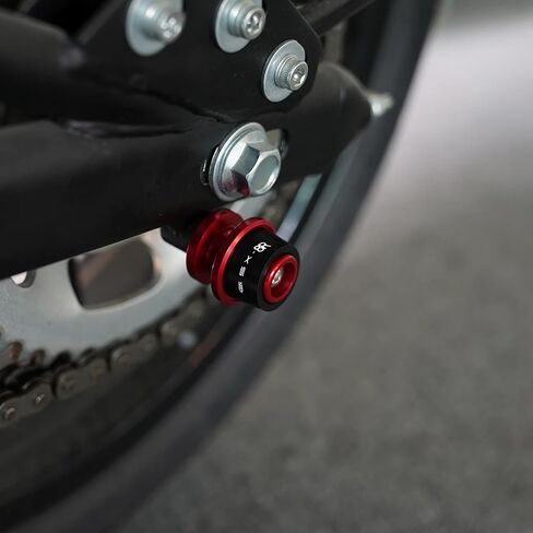 FOR GSX-8R GSX8R GSX 8R 2024 CNC Aluminum Alloy 8MM Swingarm Spools Slider Stand Screw gsx-8r 2023-2024 Motorcycle Accessories (Red) in Saudi Arabia