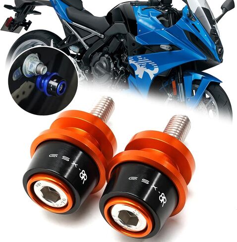 لـ GSX-8R GSX8R GSX 8R 2024 CNC Aluminium Sploy 8mm Swingarm Slider Slider Stand GSX-8R 2023-2024 إكسسوارات الدراجات النارية (RED) in Kuwait