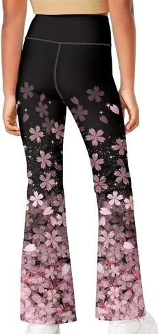 Girls Flare Leggings 5-14T Cute Bell Bottoms for Girl Yoga Pants for Gym in Saudi Arabia