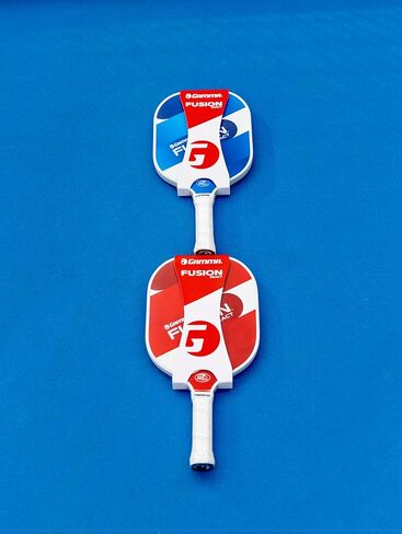 GAMMA Sports Micron Pickleball Paddles Set of 2 with 3 Outdoor Pickleballs and Sling Bag - USA Pickleball Approved, Graphite Hitting Surface, Honeycomb Core - Ideal for Beginners in Kuwait