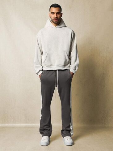 ZAFUL Men's Baggy Sweapants Y2k Pants Side Stripe Drawstring Wide Leg Lounge Track Pants Workout Trousers in Saudi Arabia