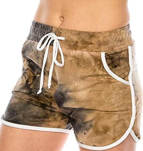 LA12st Women Shorts Yoga Shorts - Premium Buttery Soft Solid Stretch النشط النشط للرقص على الكرة الطائرة الدلافين in Kuwait