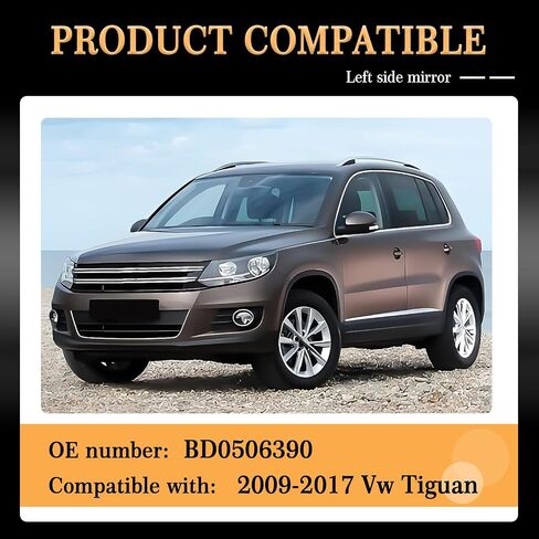 سائق الجانب الأيسر بديل زجاج مرآة مسخن لـ VW 2009-2017 in Saudi Arabia