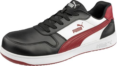 PUMA Men's Frontcourt Leather Low ASTM Eh Sneaker in Saudi Arabia