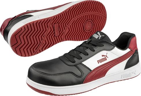 PUMA Men's Frontcourt Leather Low ASTM Eh Sneaker in Saudi Arabia