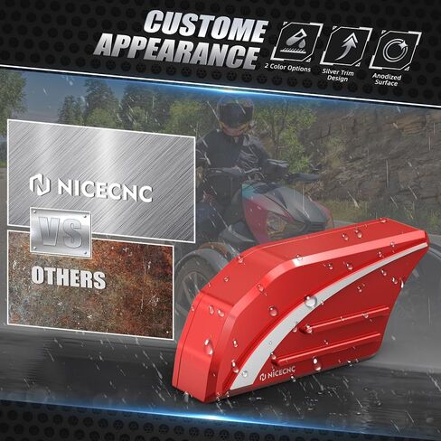 Rear Brake Peg Pedal Extender Larger Brake Pedal Compatible with Can-Am Ryker 900 Sport ACE 2022 2023, Ryker 600 Ace 2022 2023, Ryker 600 2019 2020 2021, Aluminium, Red in Saudi Arabia
