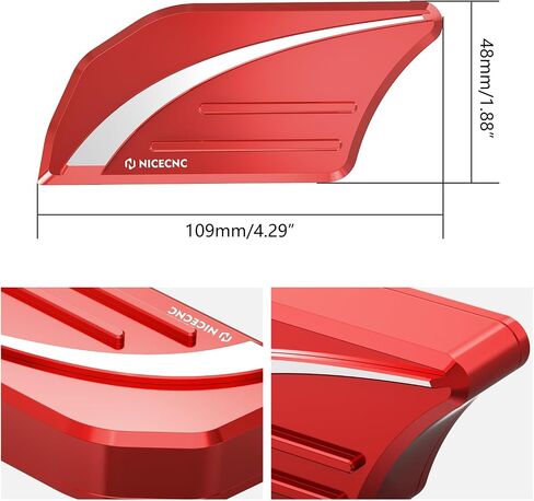 Rear Brake Peg Pedal Extender Larger Brake Pedal Compatible with Can-Am Ryker 900 Sport ACE 2022 2023, Ryker 600 Ace 2022 2023, Ryker 600 2019 2020 2021, Aluminium, Red in Saudi Arabia