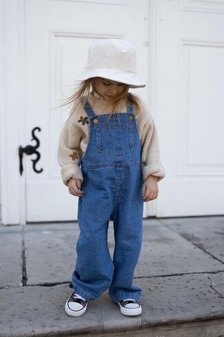 MIIPAT TODDLER GIRLS SAMS DENIM BIB SUILS LITTLE LITTLE in Saudi Arabia