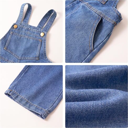 MIIPAT TODDLER GIRLS SAMS DENIM BIB SUILS LITTLE LITTLE in Saudi Arabia