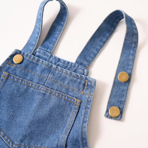 MIIPAT TODDLER GIRLS SAMS DENIM BIB SUILS LITTLE LITTLE in Saudi Arabia