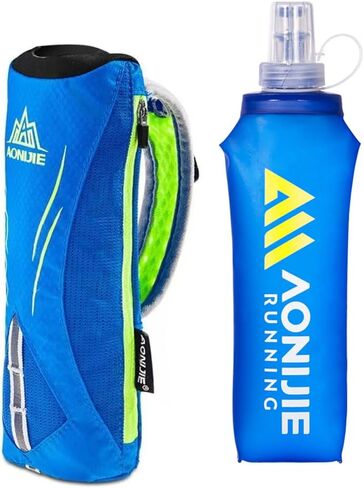 AONIJIE Lovtour Quick Shot Handheld Hydration Pack with 500ml BPA Free Collapsible TPU Water Soft Flask in Saudi Arabia