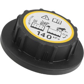 Motoforti Car Radiator Coolant Reservoir Expansion Tank Cap, Coolant Recovery Bottle Cover, for Jaguar S-Type2000-2008, Plastic, No.C2P17700, Black